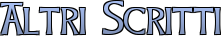 Altri Scritti